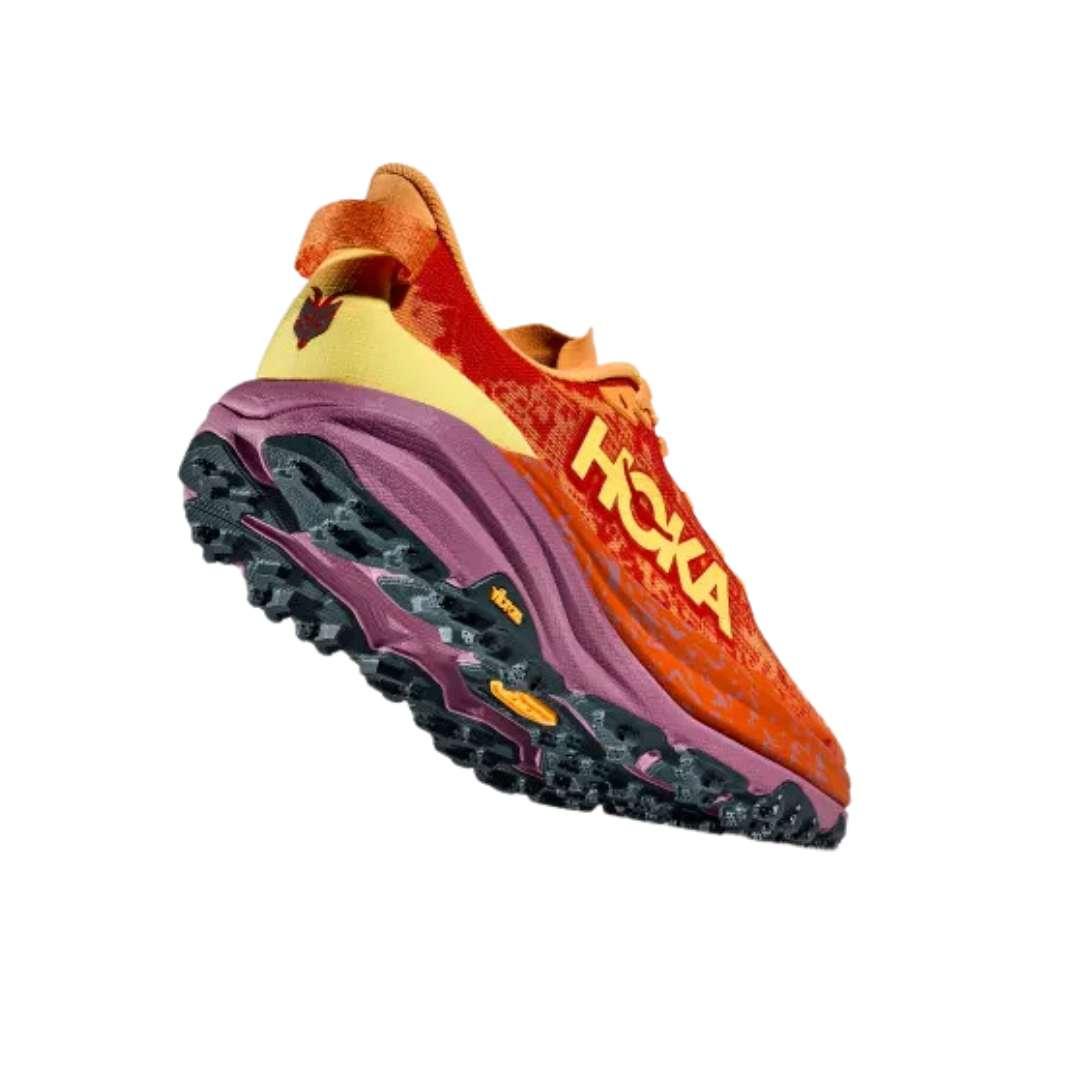 Hoka One Women's Speedgoat 6 - Wide - Sherbet/Beet Root